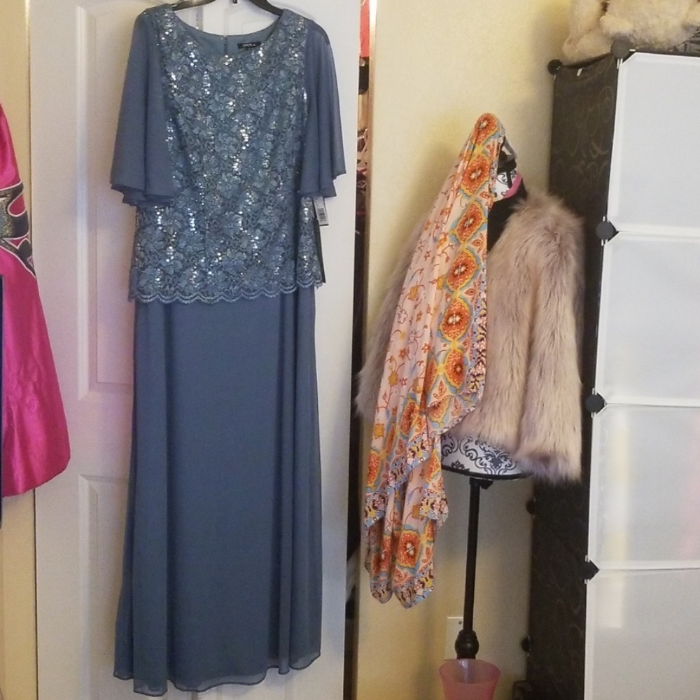 Blue Evening Gown